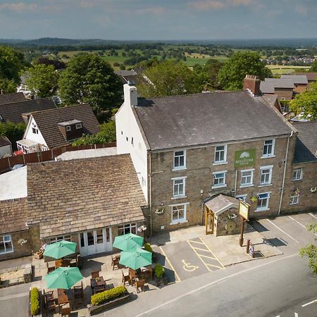 ホテル The Millstone, Mellor ブラックバーン エクステリア 写真 The Green Man, from the air