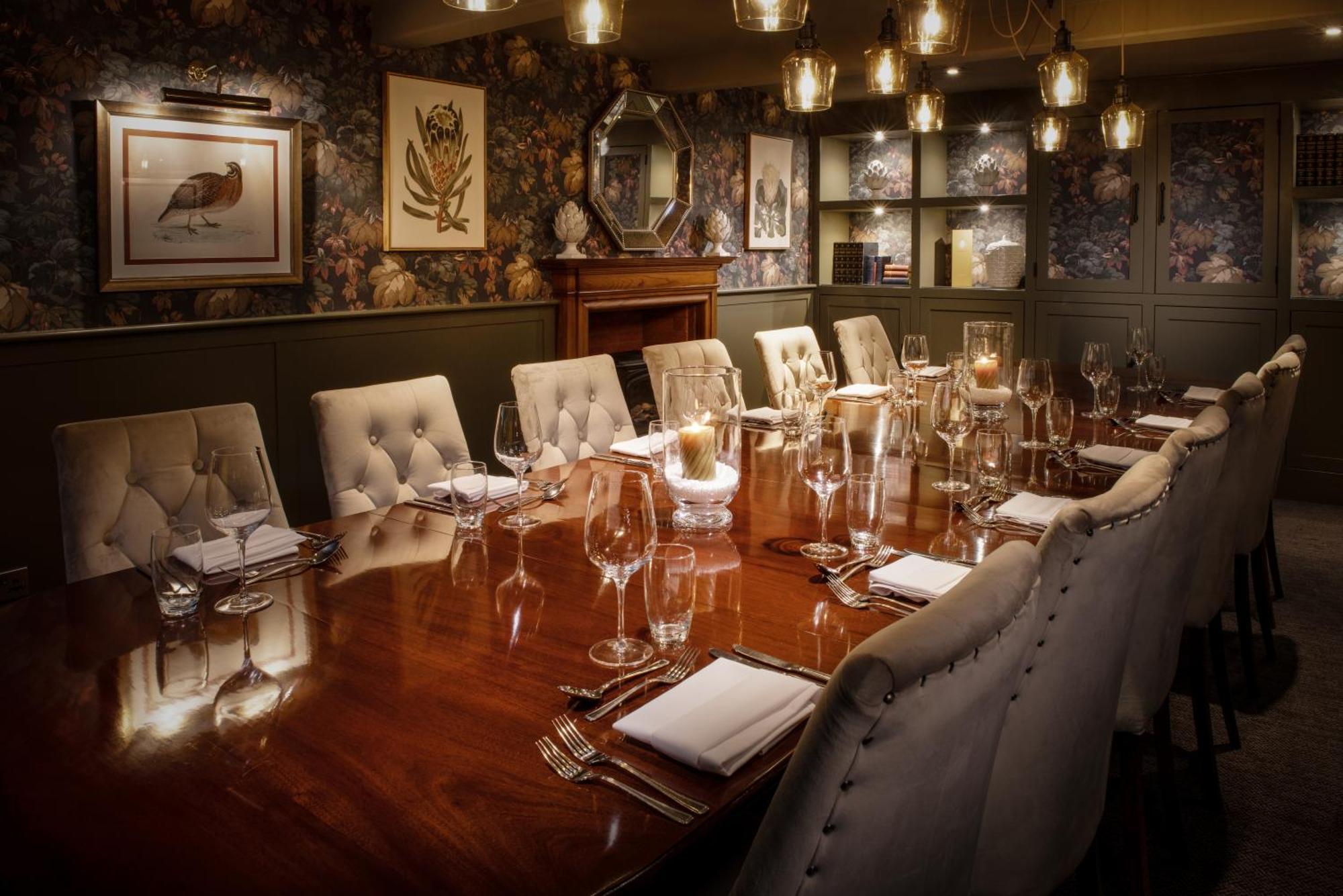 ホテル The Millstone, Mellor ブラックバーン エクステリア 写真 The private dining room at The Ivy